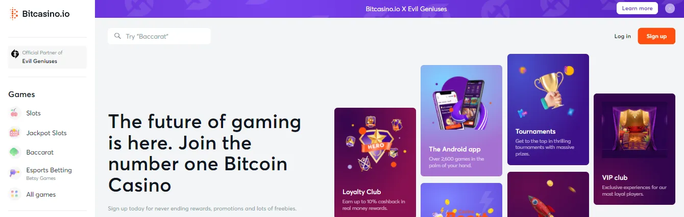 Блокчейн казино Bitcasino Криптоказино Bitcasino