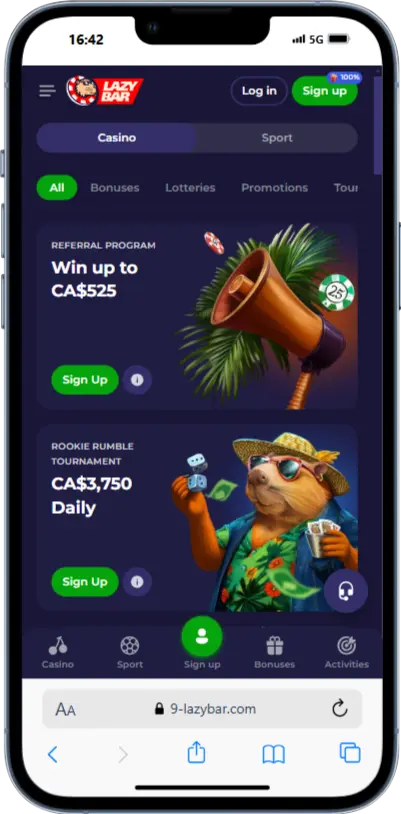 Lazybar bonuses Lazybar bonuses screenshot