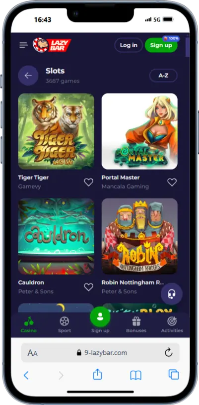 Lazybar games Lazybar games screenshot