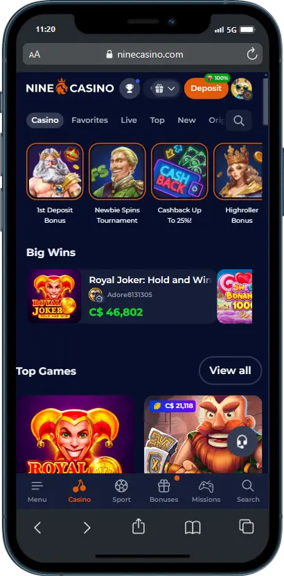 official website Nine Casino official website