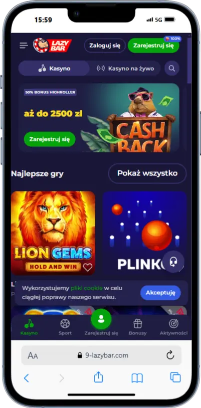 Oficjalna strona internetowa Lazybar Oficjalna strona internetowa Lazybar