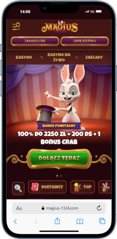 Oficjalna Strona Magius Oficjalna Strona Magius zrzut ekranu