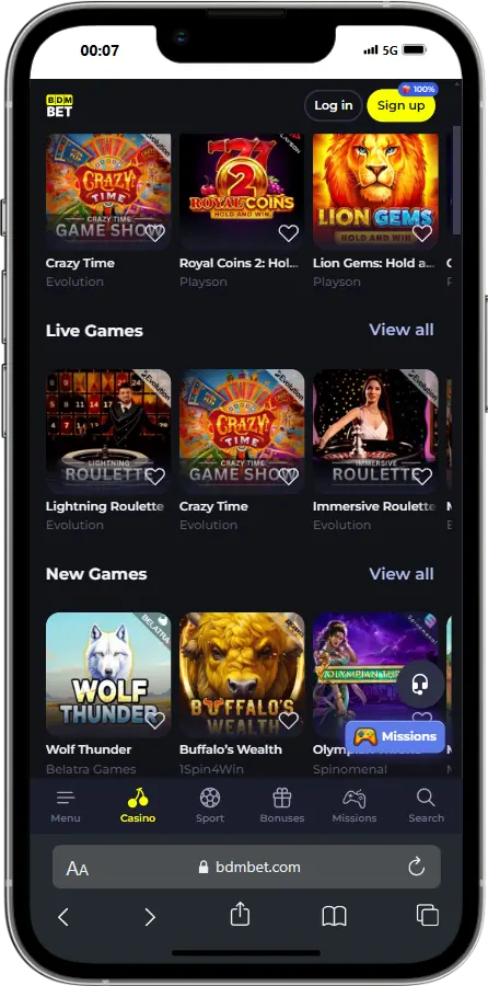 BDMBEt Games BDMBET Games screenshot