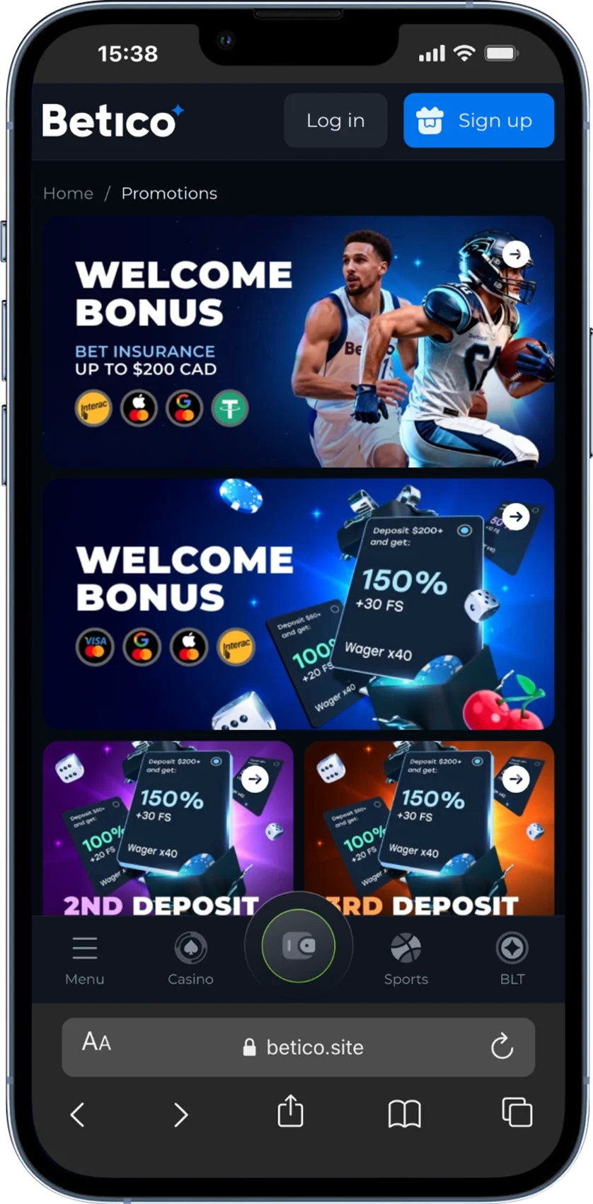 Betico Casino Bonus