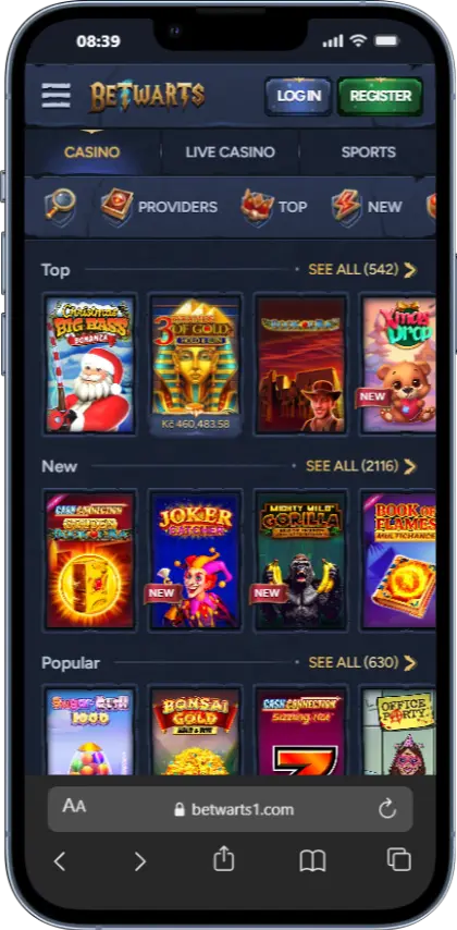 BetWarts Casino Games