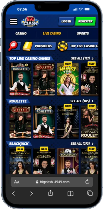 Live Casino Games BigClash