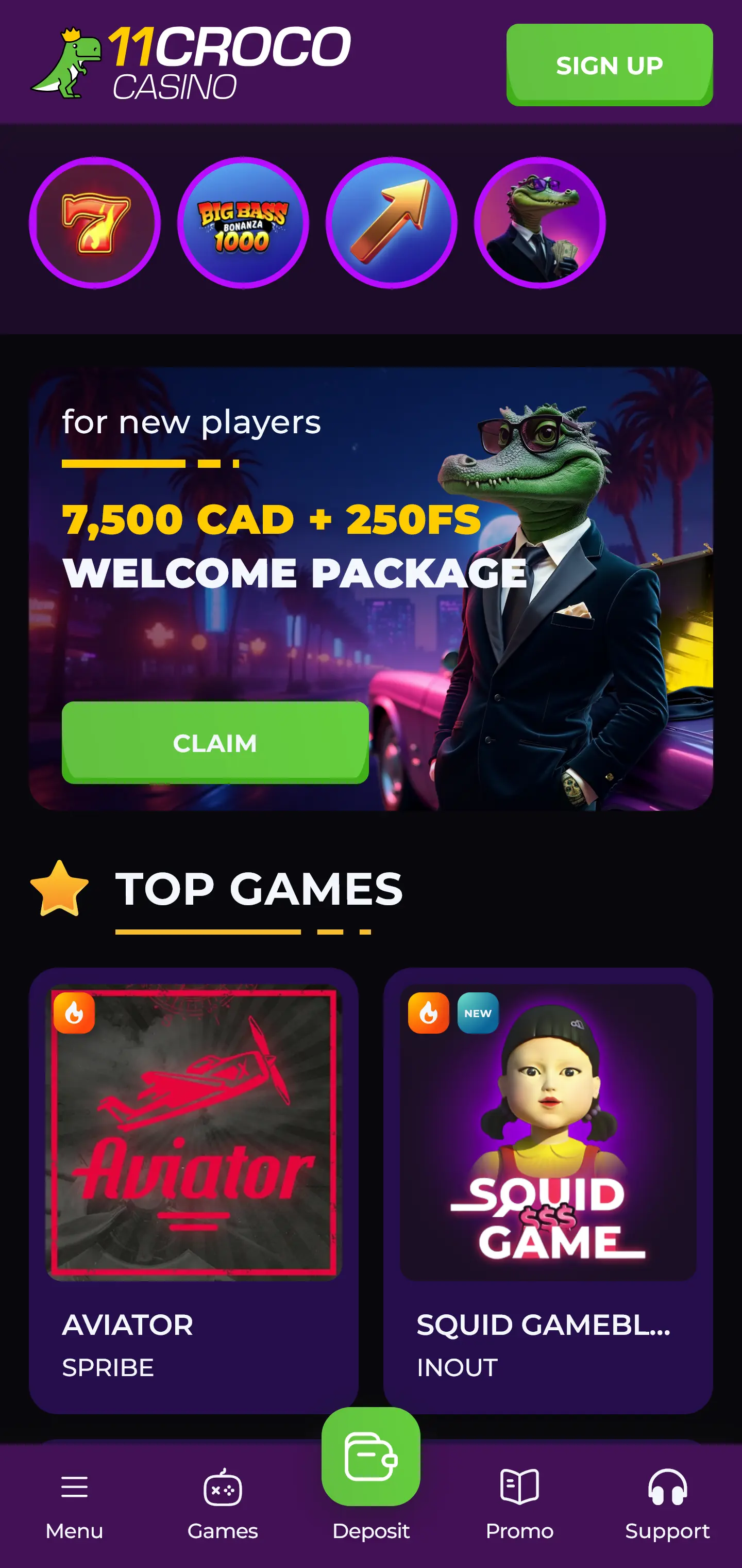 Official Website 11Croco