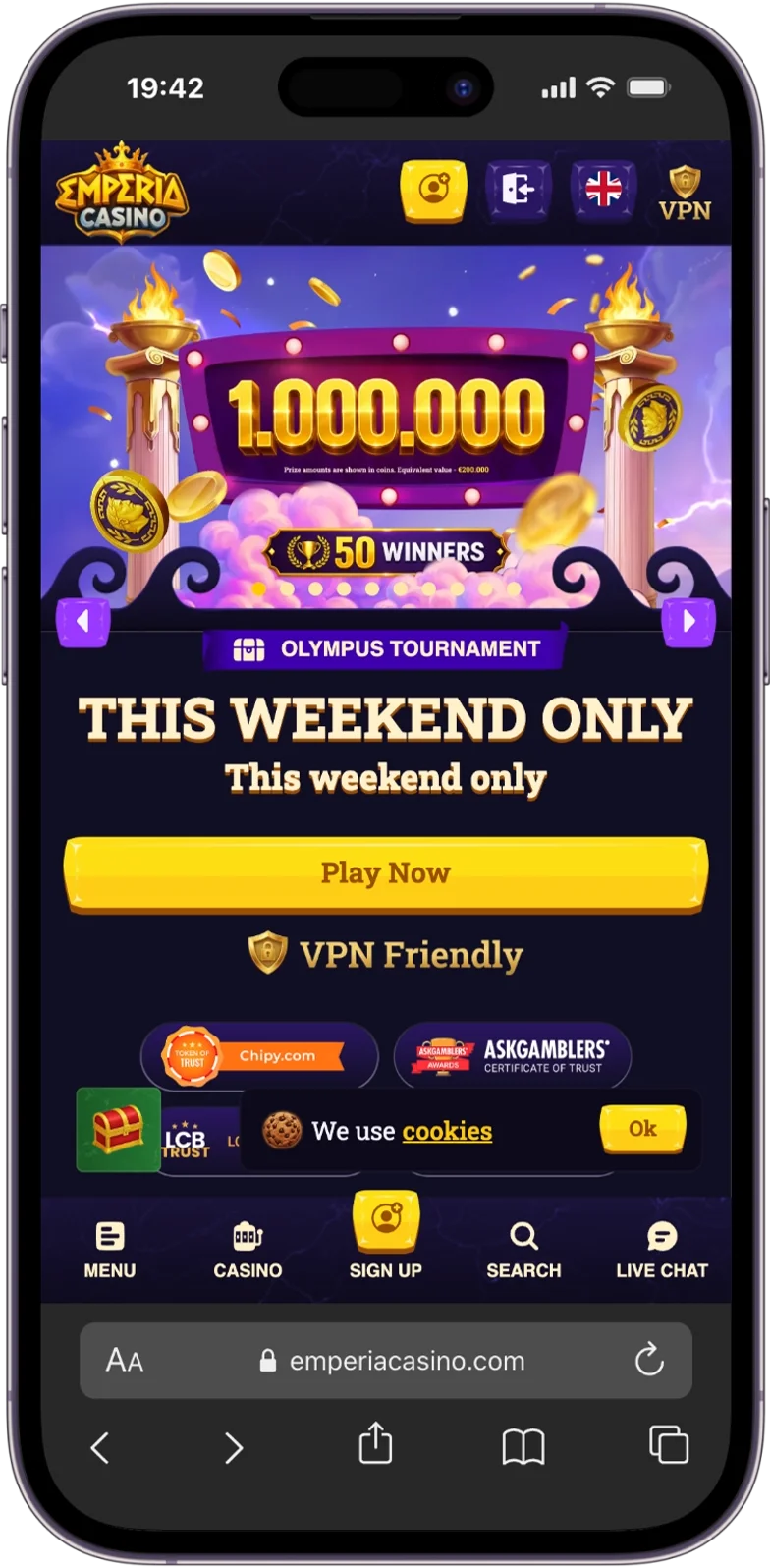Official Website Emperia Casino