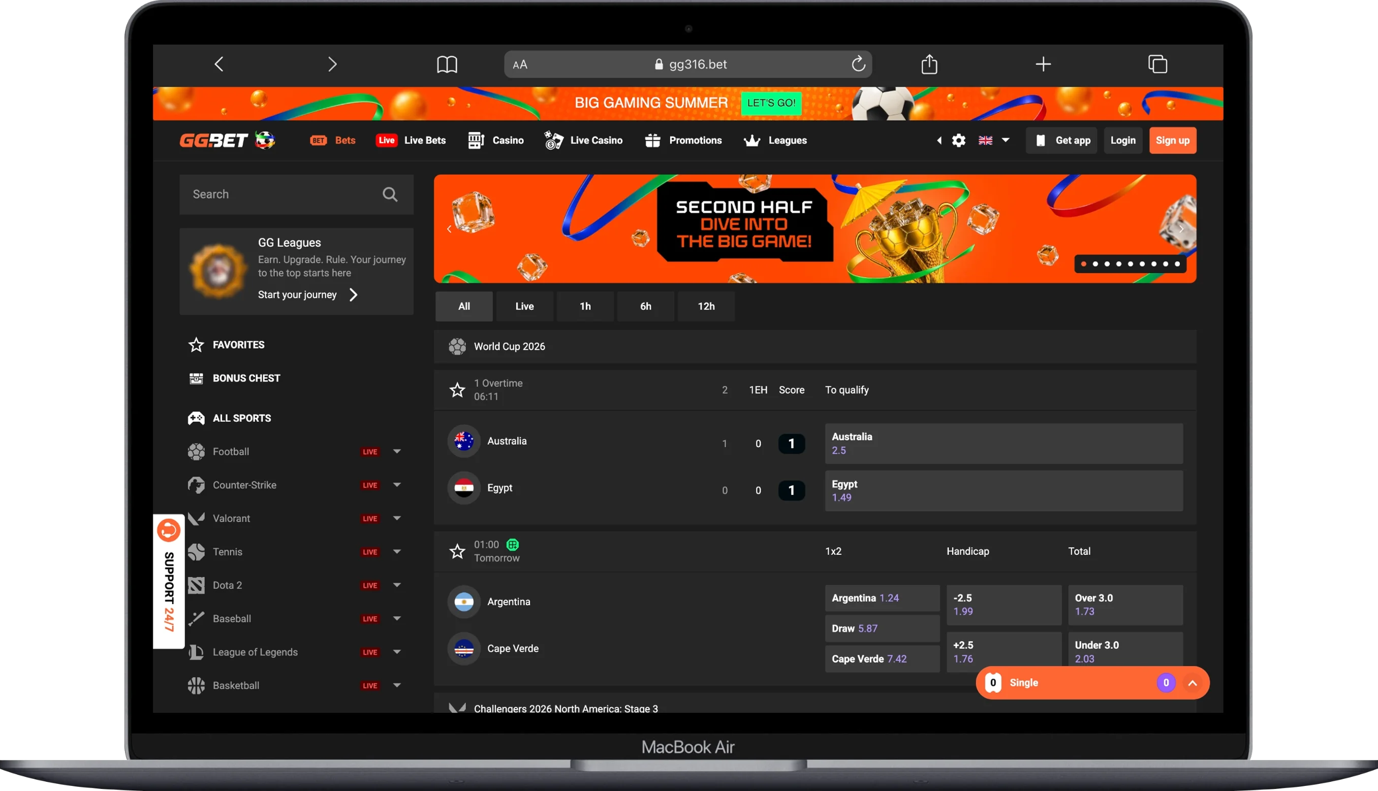 Sports Betting GGBet Casino
