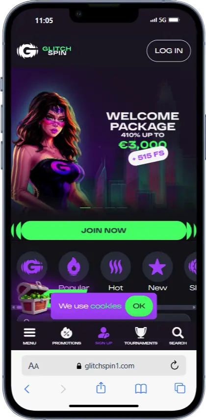 Glitchspin website Official Website Glitchspin