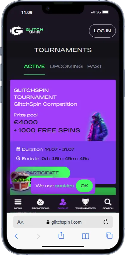Tournaments Glitchspin Tournaments