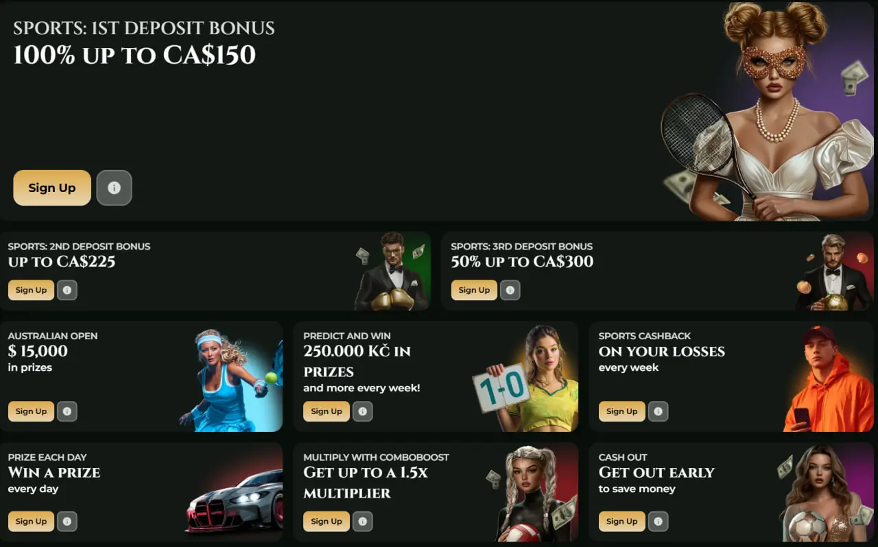 Sports Bonuses in Goldzino