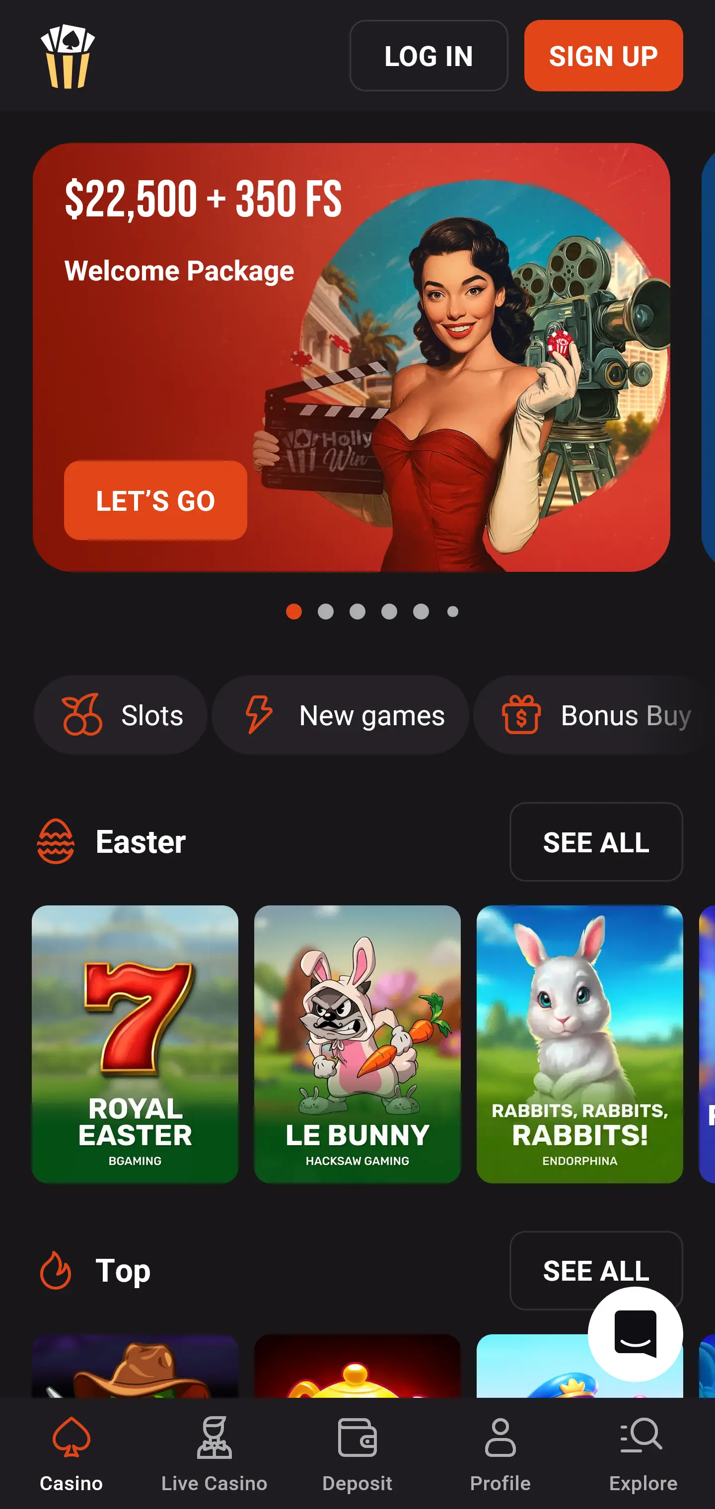 Mobile Version HollyWin