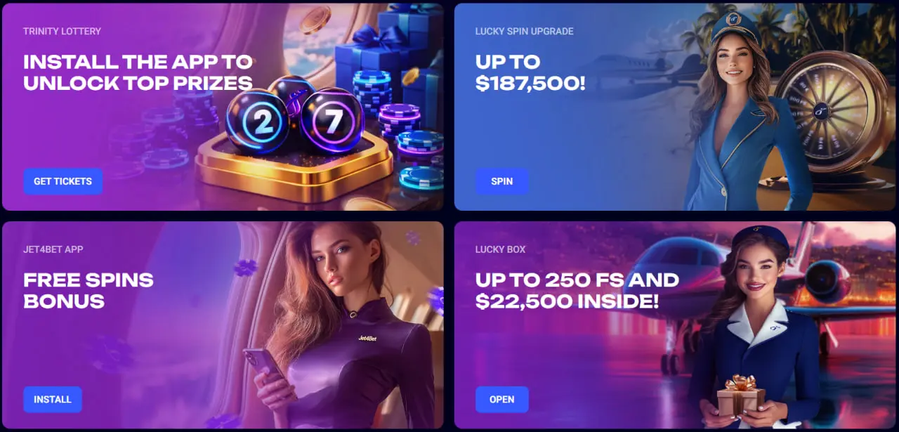 Jet4bet exclusive offers