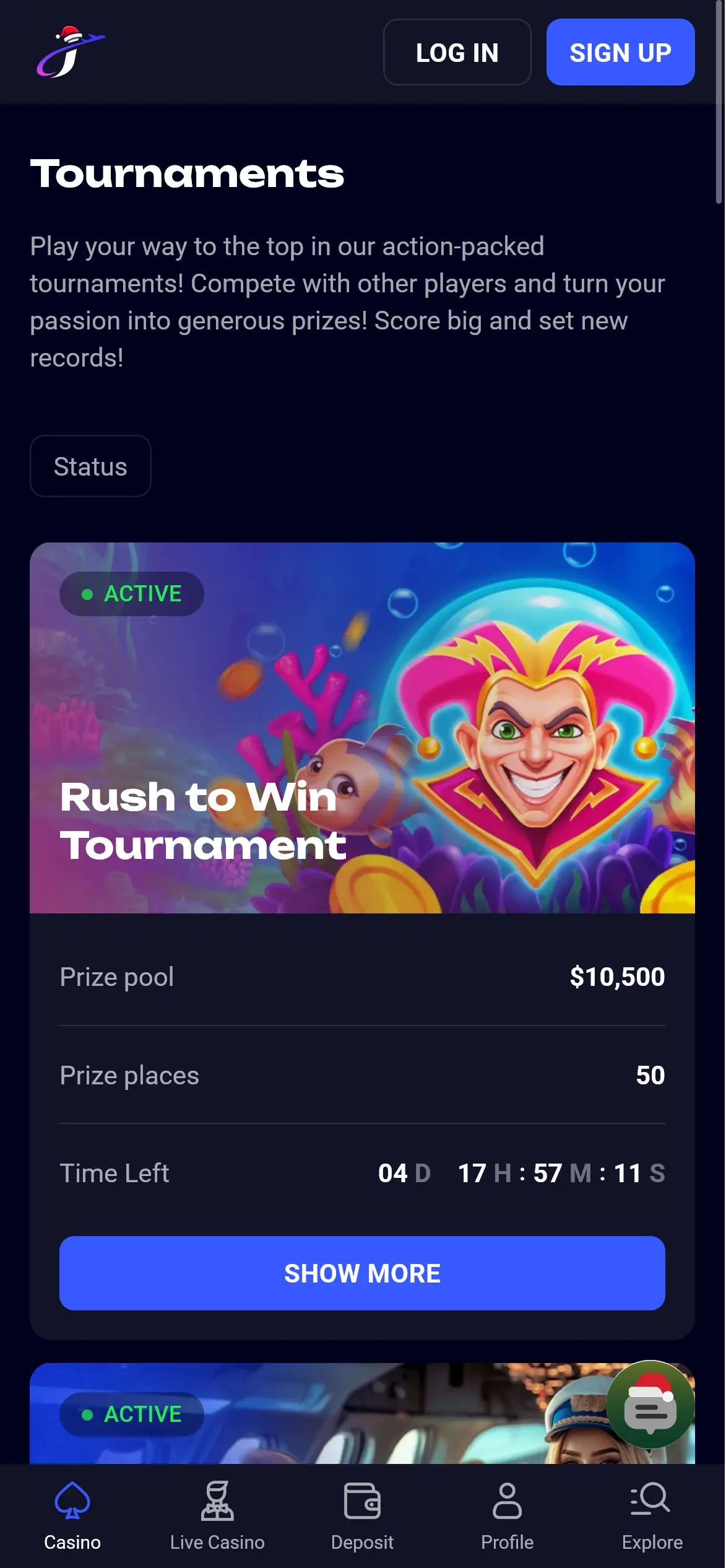 Jet4bet Tournaments