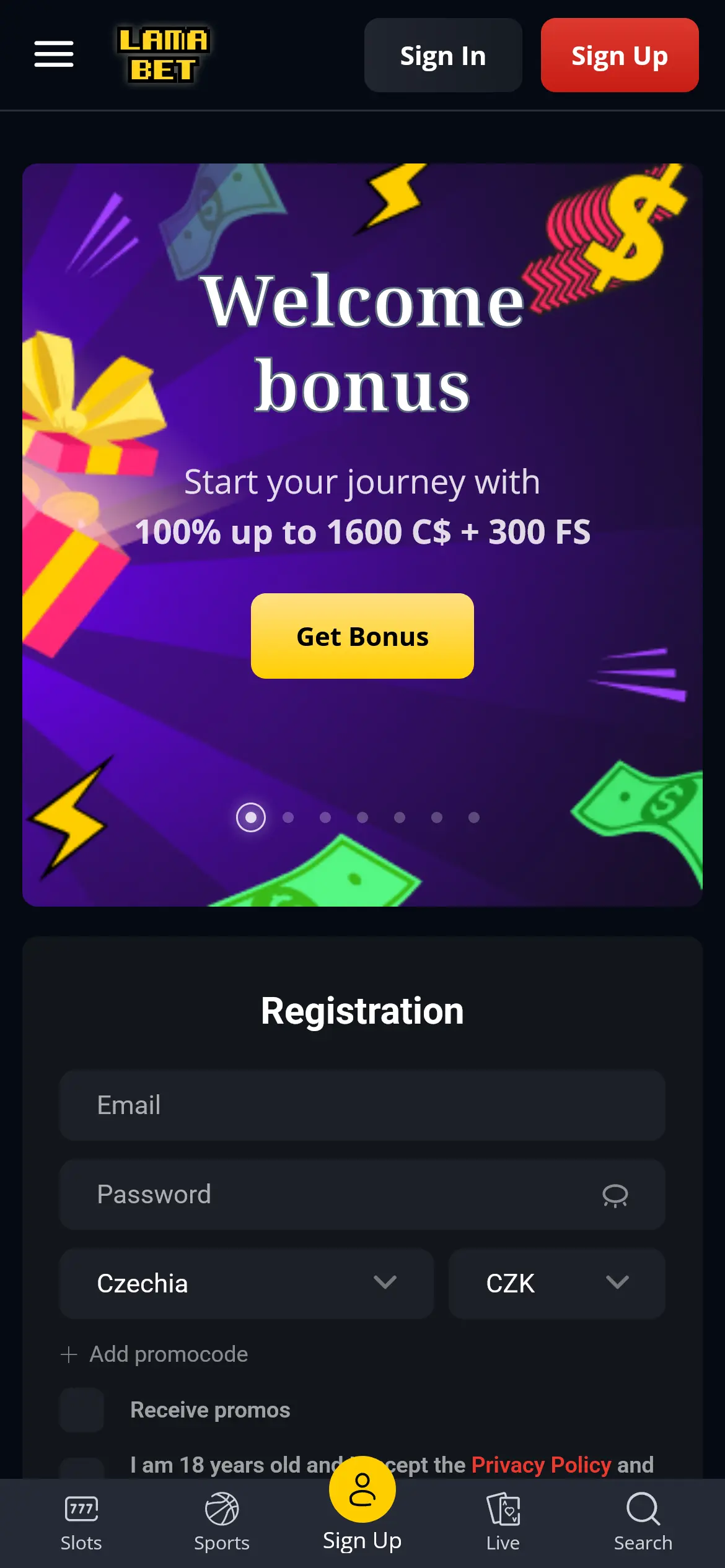 Official Website LamaBet