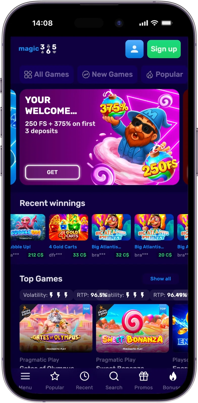 Official Website Magic365 Casino