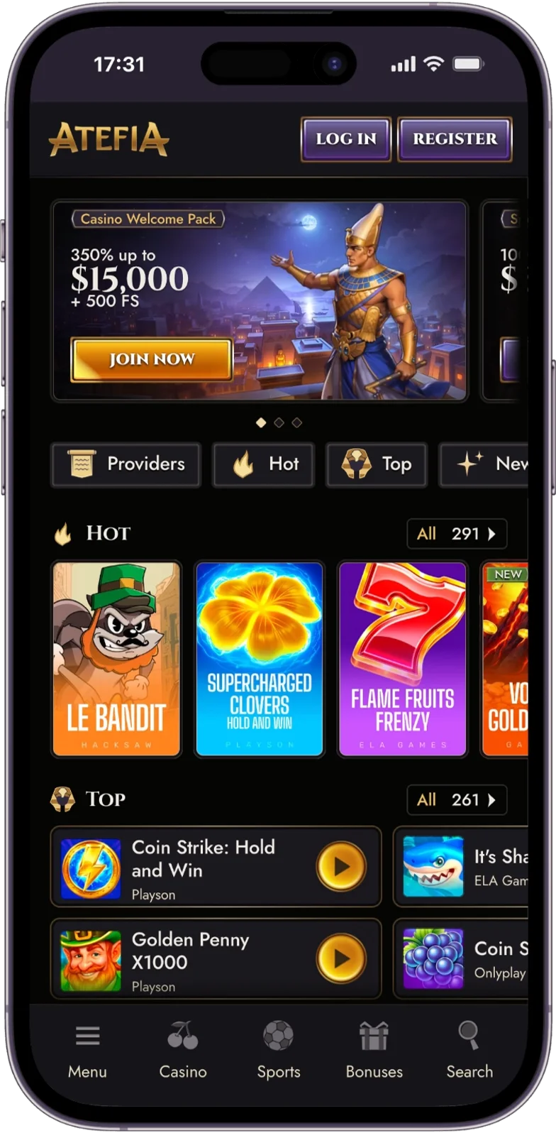 Online Casino Atefia