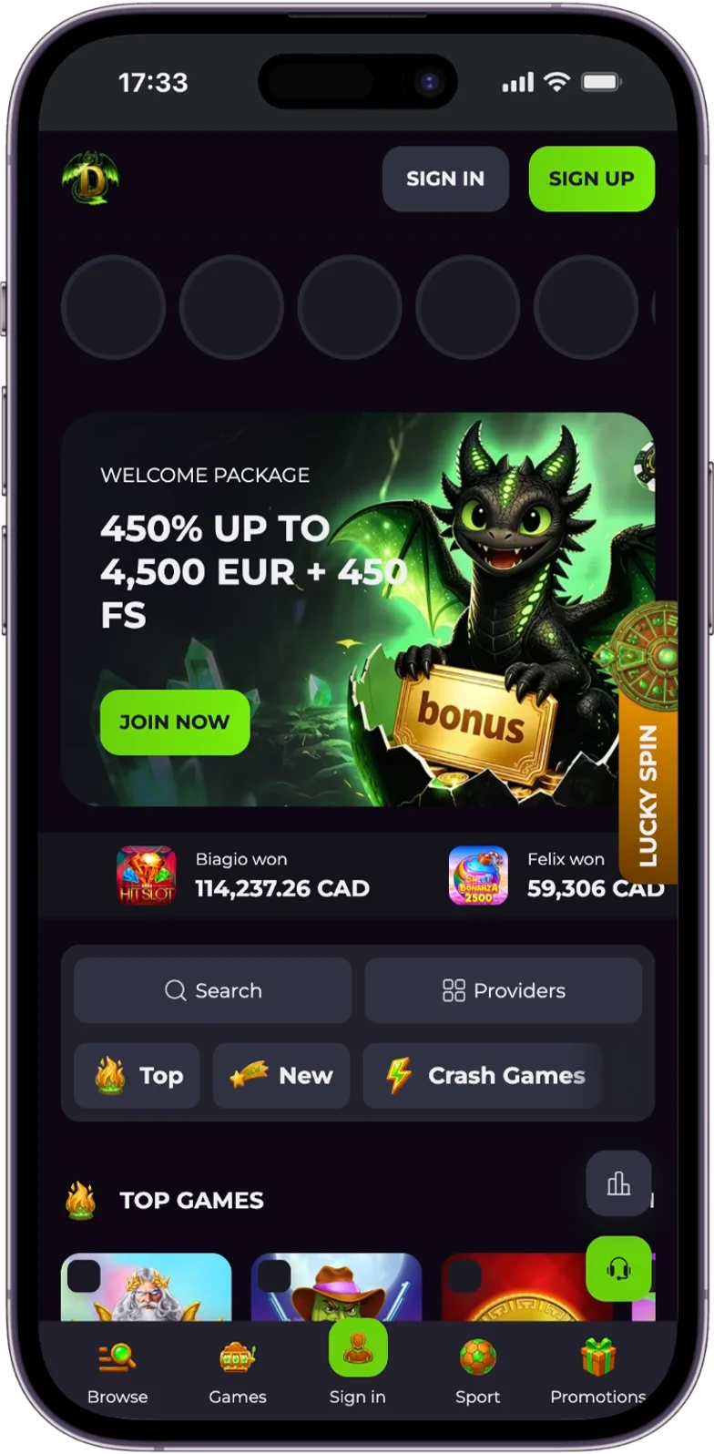 Online Casino Drakaris