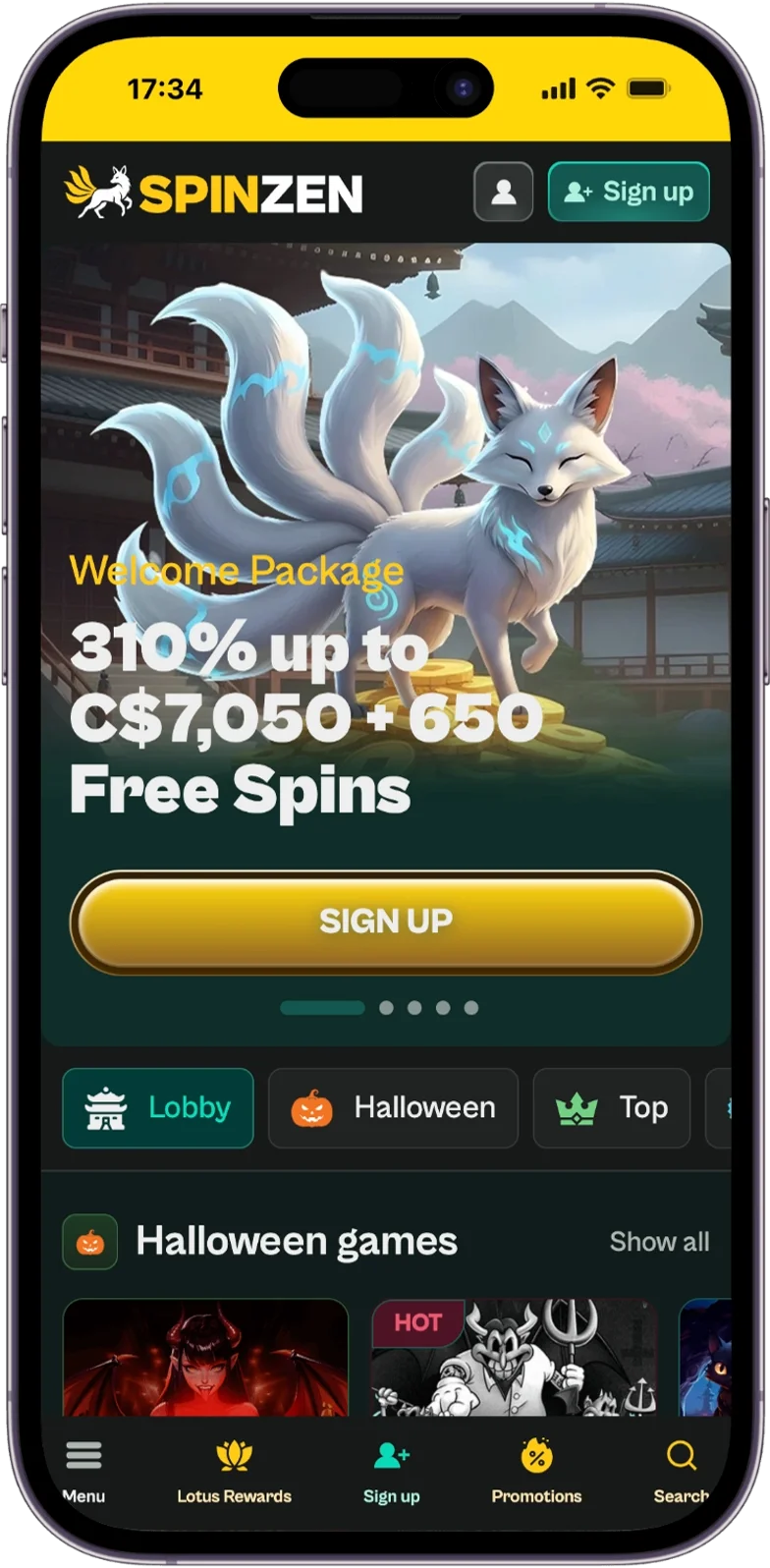 Online Casino SpinZen