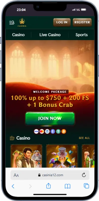 Casinia Casino Casinia Casino official site