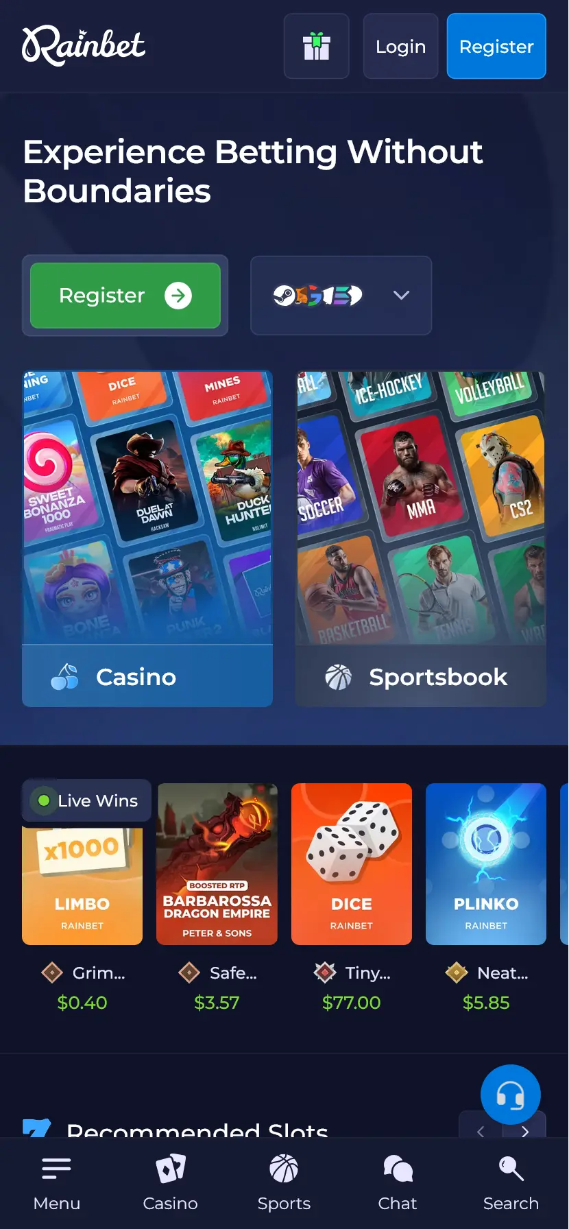 Official Website Rainbet