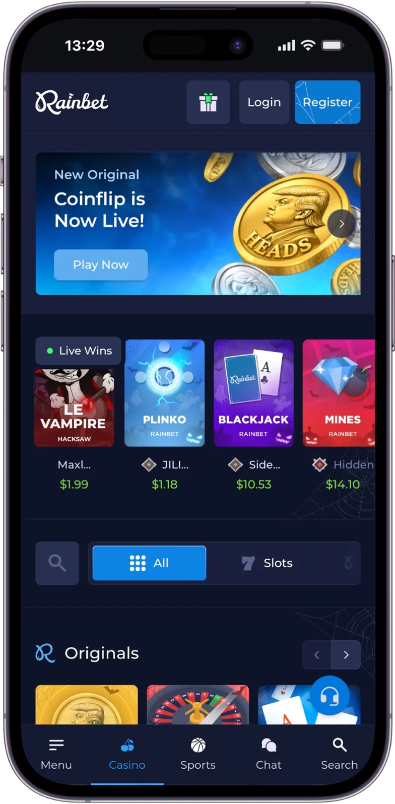 Rainbet Online Official Casino