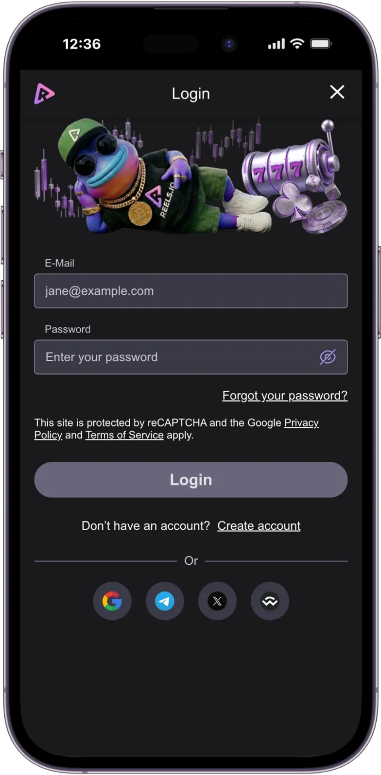 Reels.io Casino Login