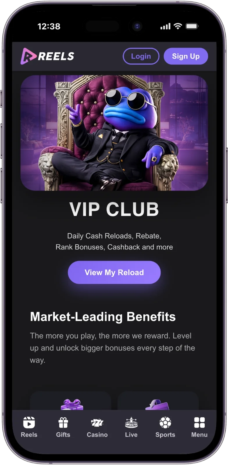 Reels.io Casino VIP