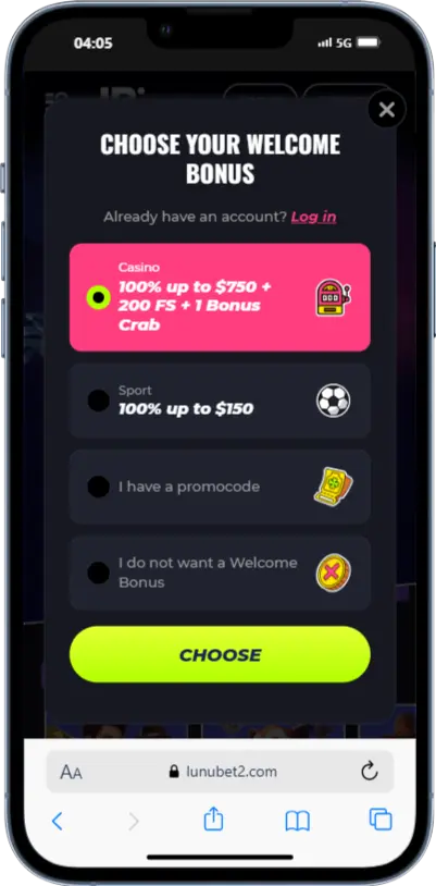 Lunubet Registering