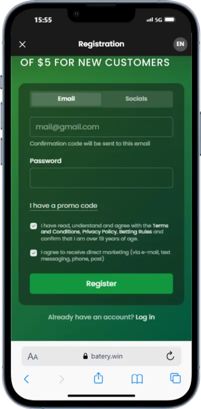 Registration Batery Batery Casino Registration