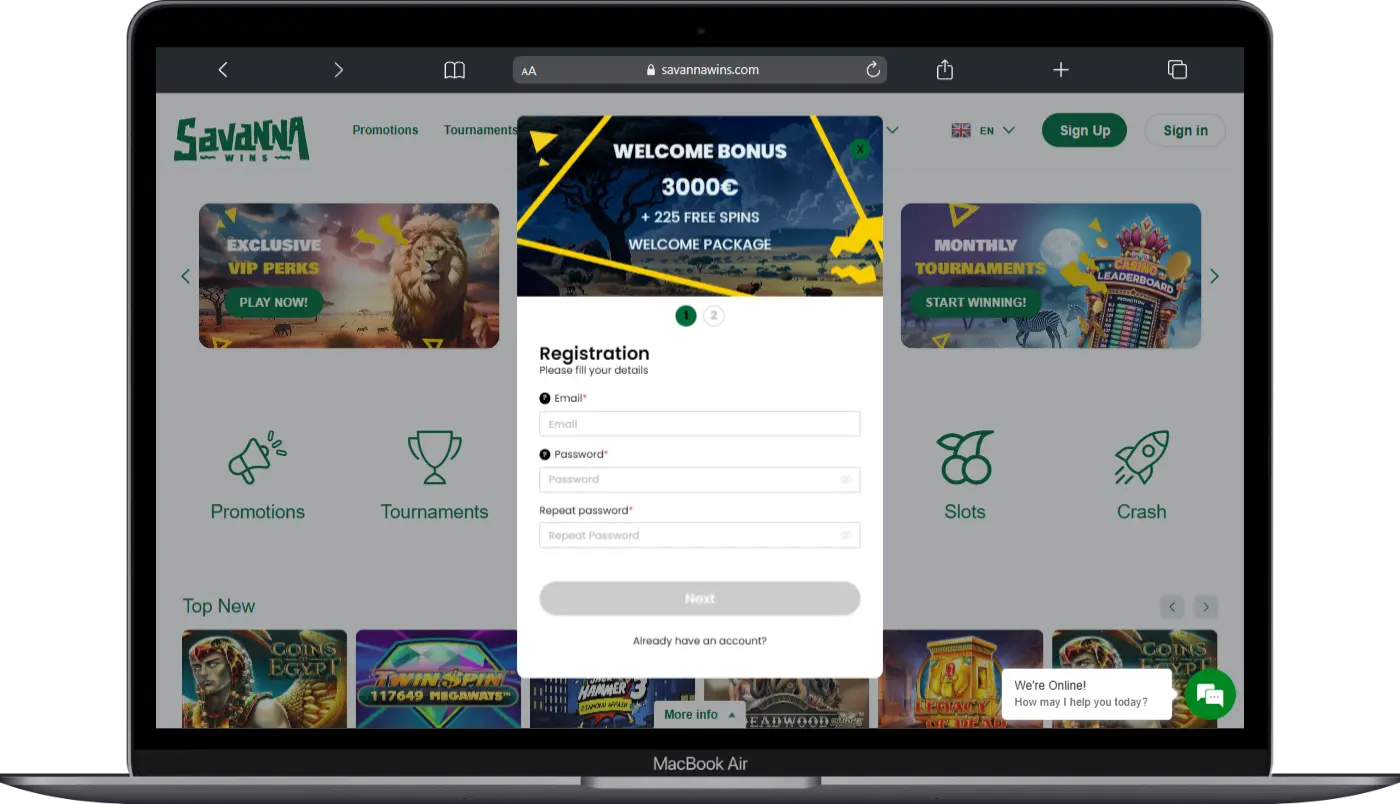 Savannawins Savannawins Casino site