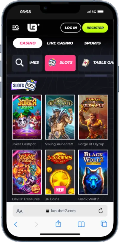 Lunubet Slot Machines