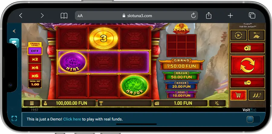  Lions: Hold the Jackpot DEMO