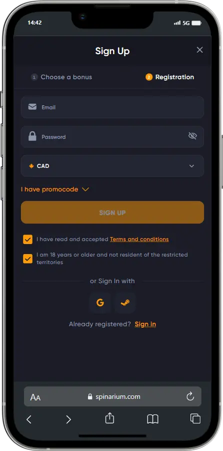 Spinarium регистрация Регистрация Spinarium