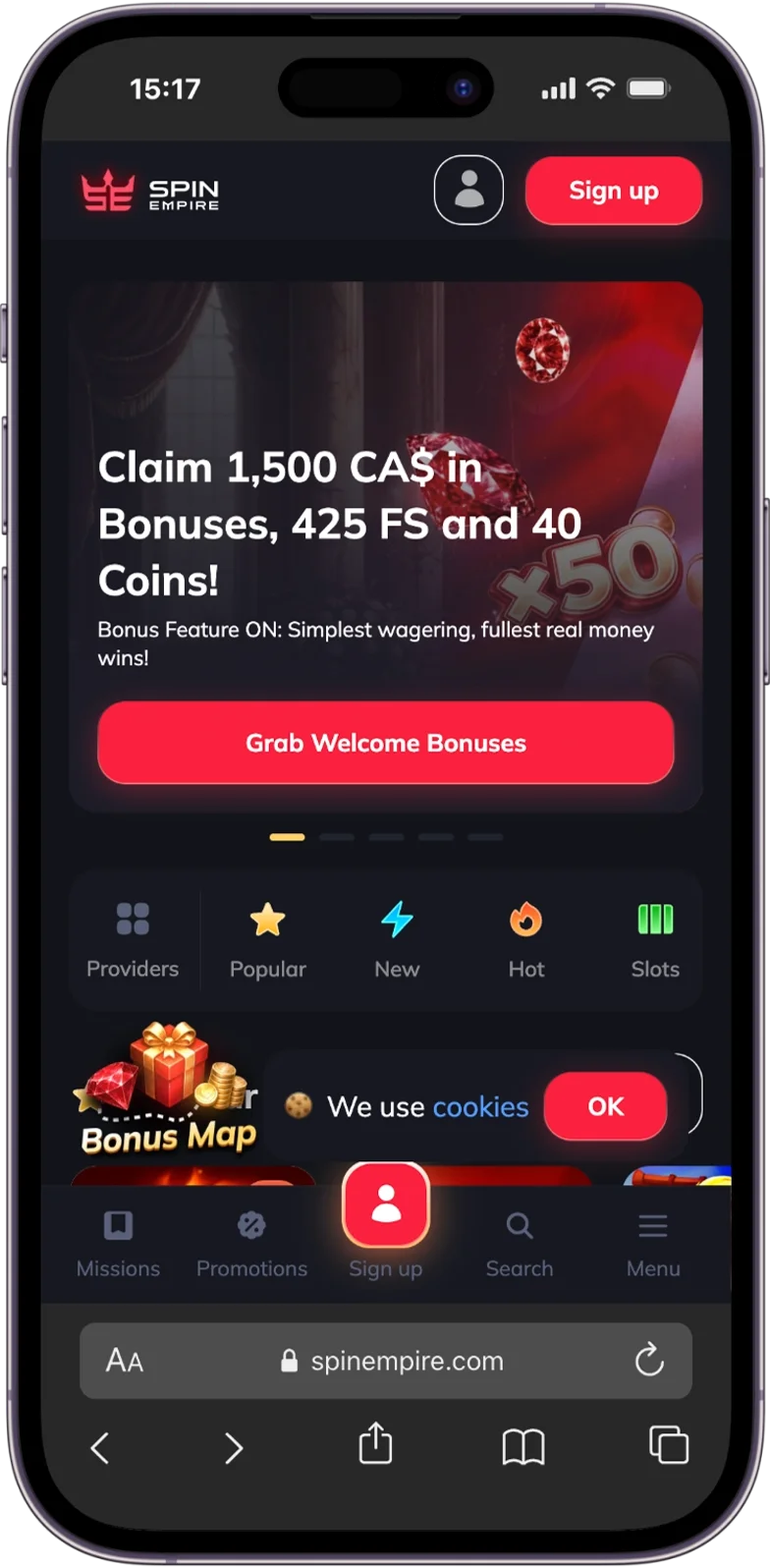 Official Website SpinEmpire Casino