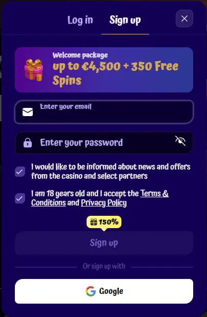 Registration SpinGranny