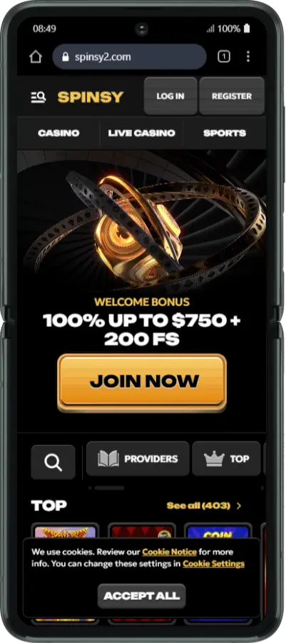 Mobile Version Spinsy