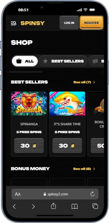 Shop Spinsy