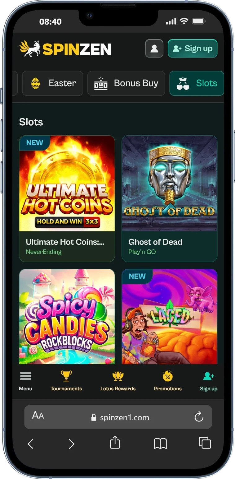 Online Games at SpinZen