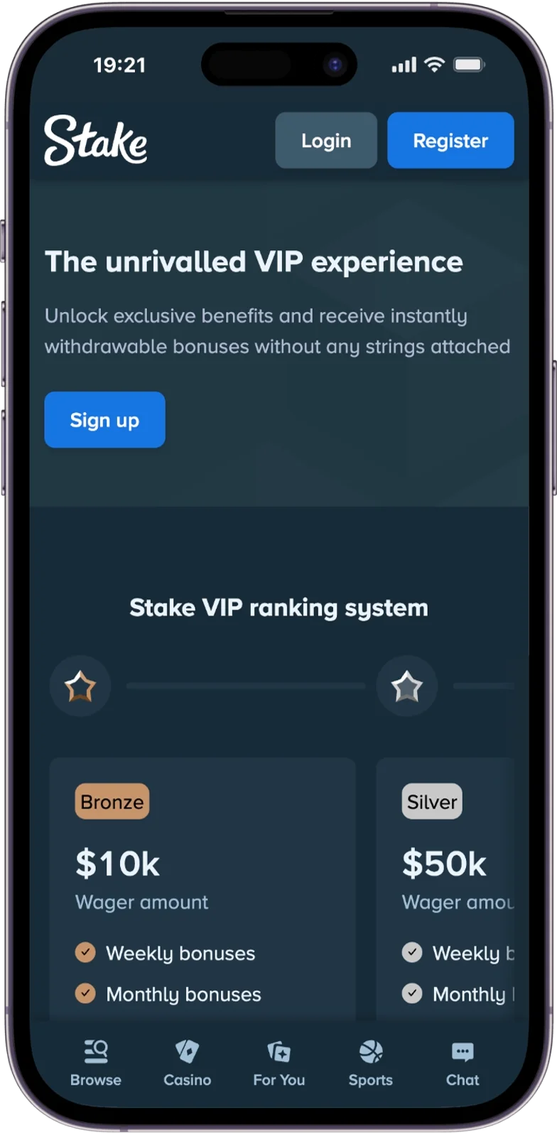 VIP Club at Stake Casino