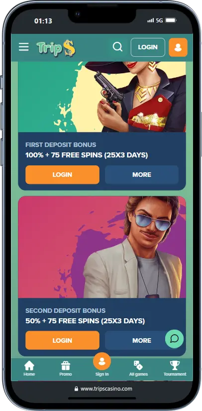 Trips Casino Bonuses Trips Casino Bonus