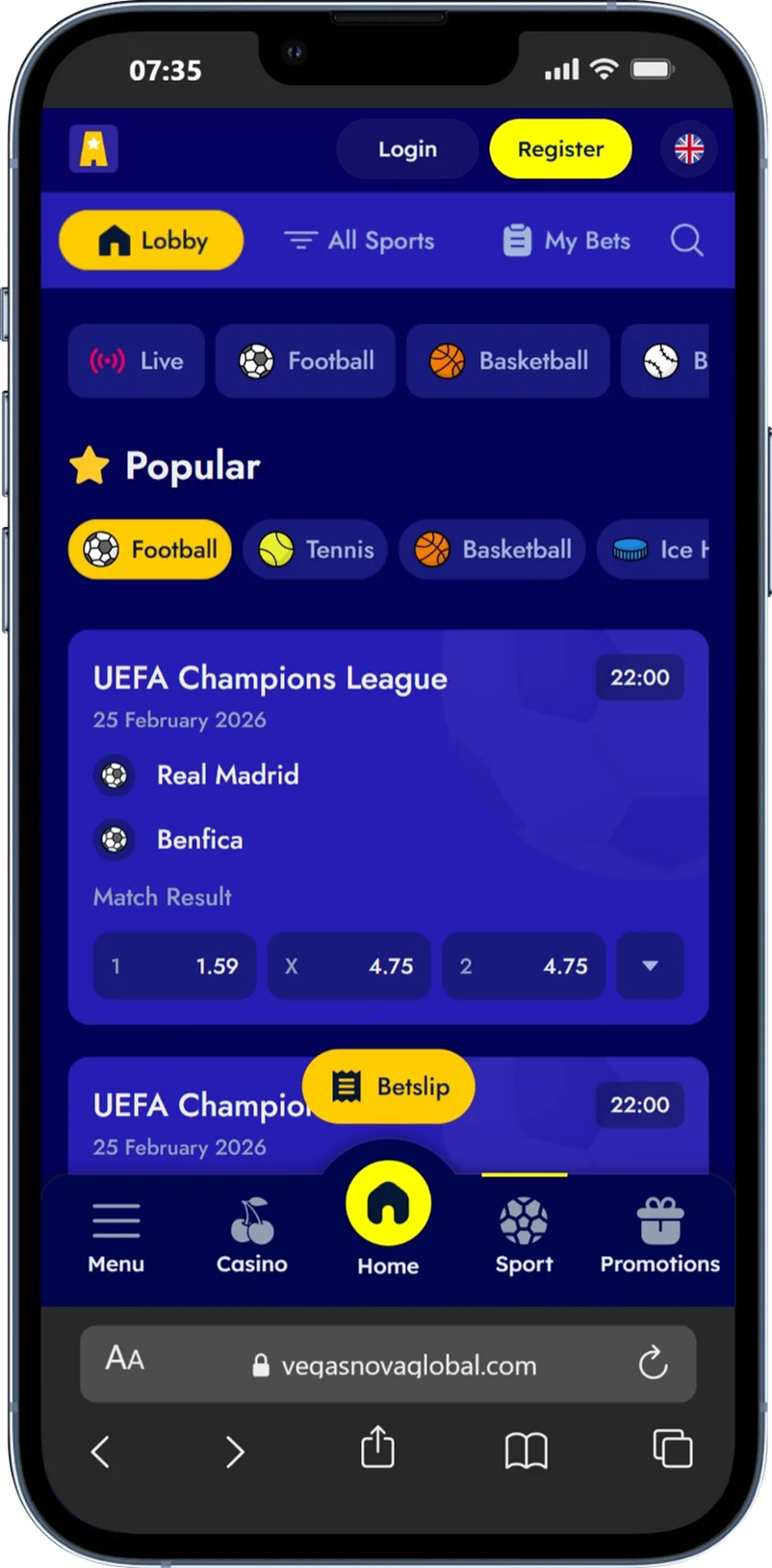 Vegasnova Sports Betting