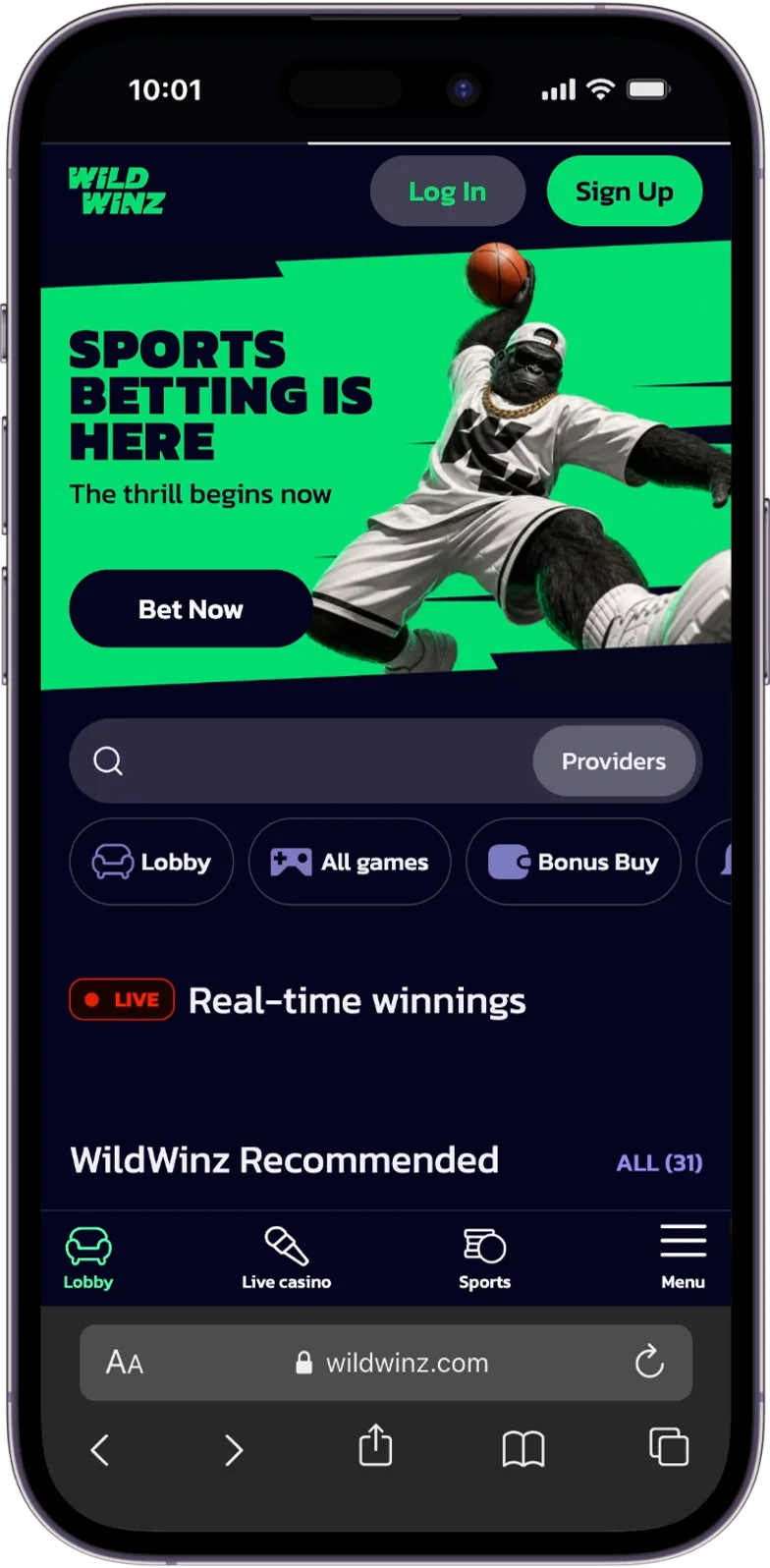 Official Website WildWinz Casino