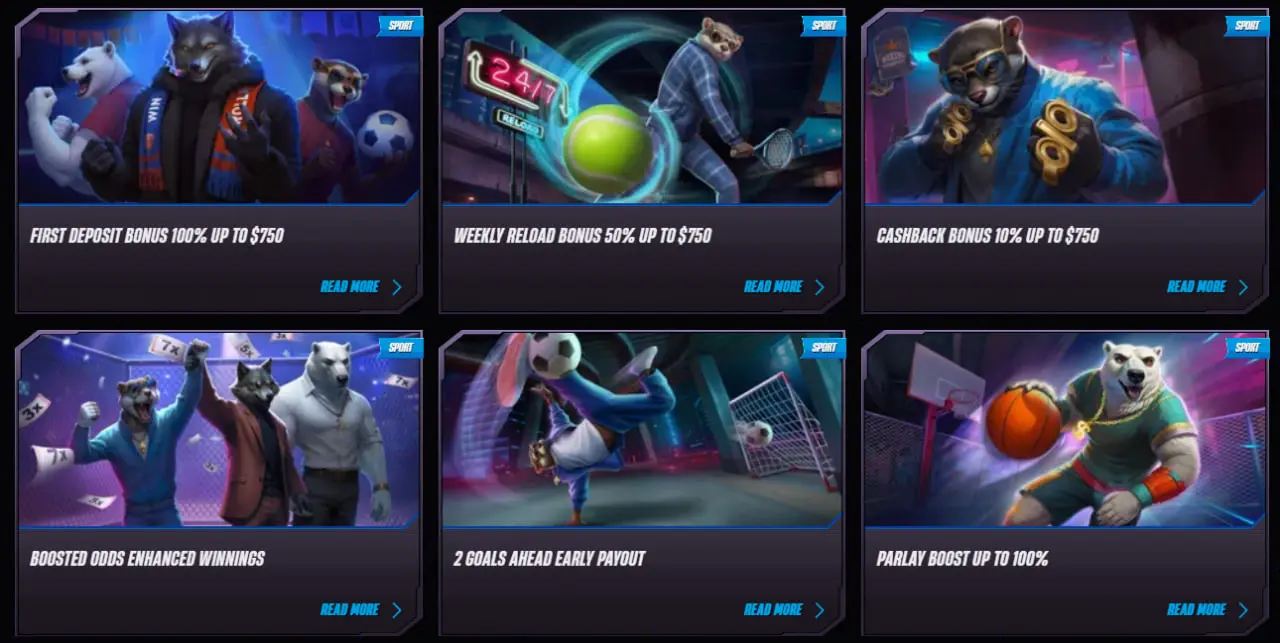 Sports Bonuses in WinRolla