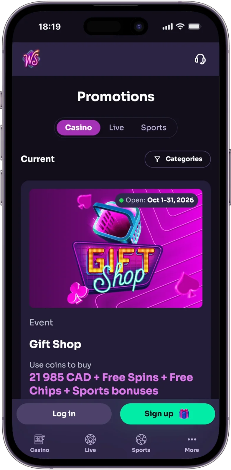 Online casino Winspirit