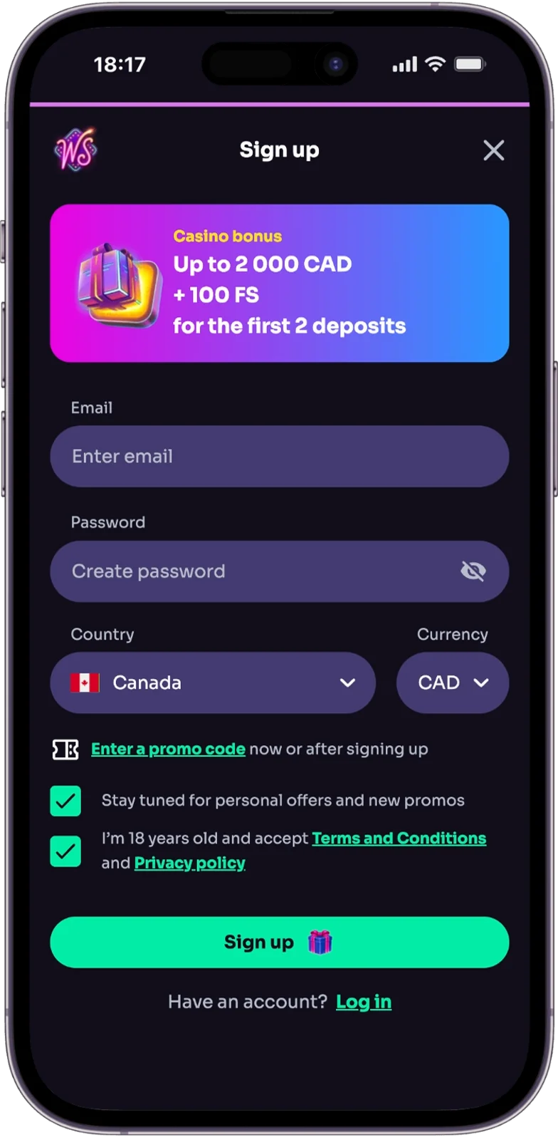 Online casino Winspirit