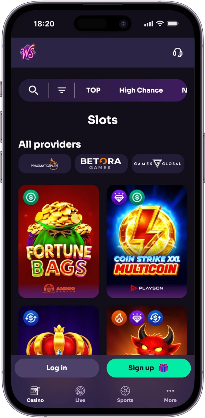 Online casino Winspirit