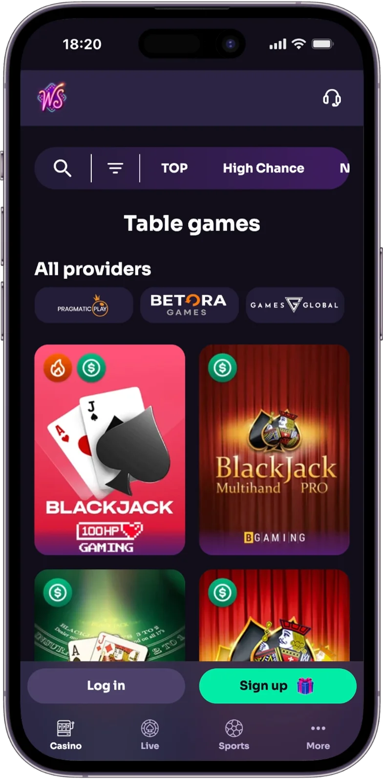 Online casino Winspirit
