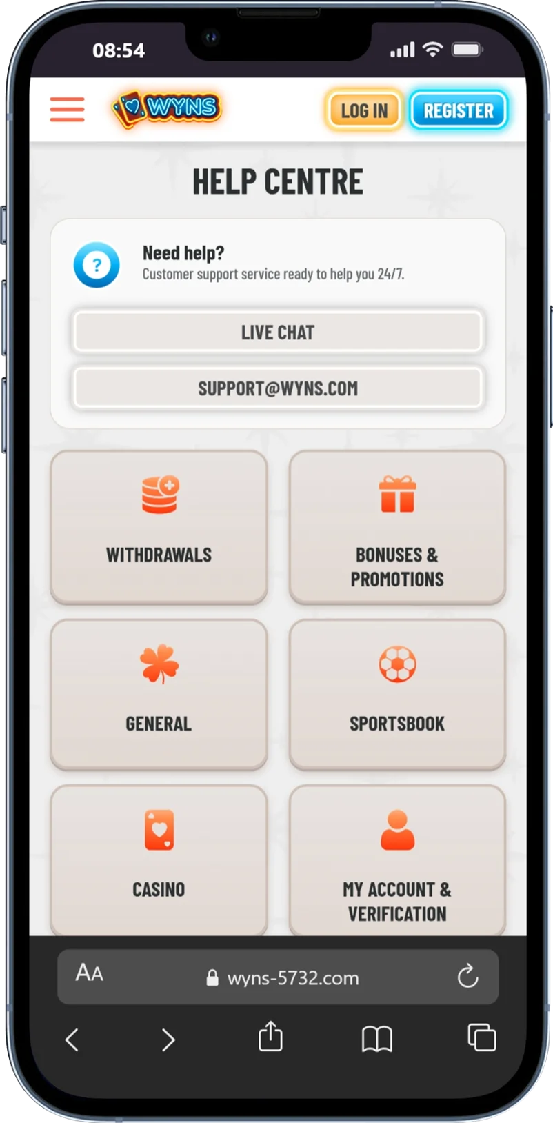 Support Channels Wyns